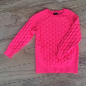 Ted Baker Day-Glo Moto Stretch Sweater - NWOT